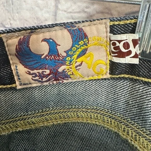 Adriano Goldschmied Legend Flare Wide Leg Jeans Dark Wash Size 27 Y2k Low Rise - Picture 5 of 12